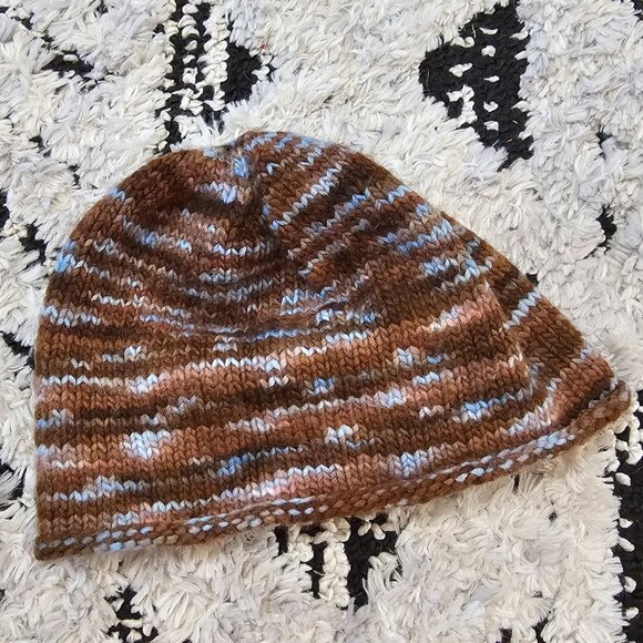 Baby Boy/Toddler Handmase Knit Hat and Mitten Set - Picture 2 of 5